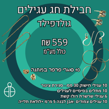 חבילת חג - עגילי גולדפילד